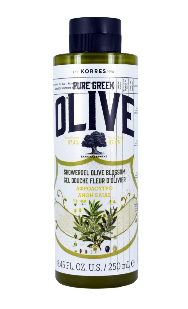 Korres Pure Greek Olive Αφρόλουτρο Άνθη Ελιάς 250ml