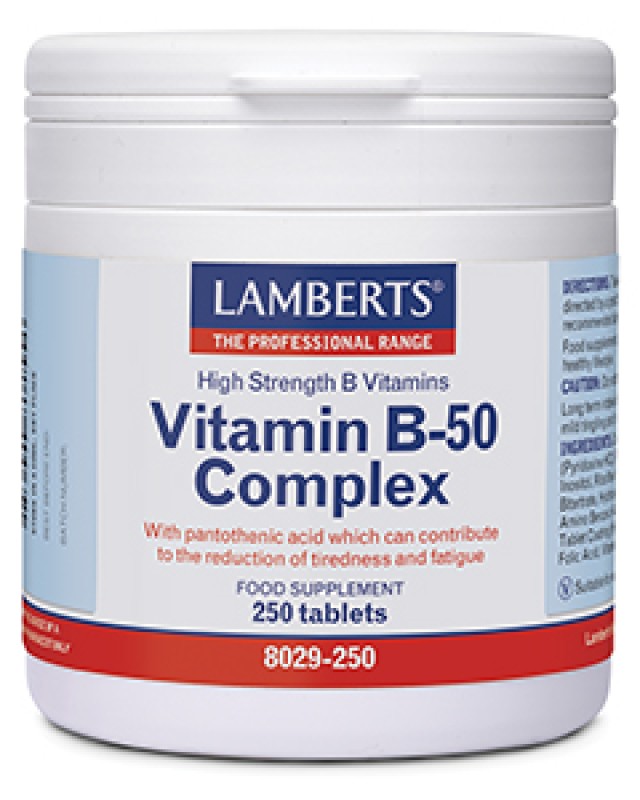 Lamberts Vitamin B-50 Complex 250tabs