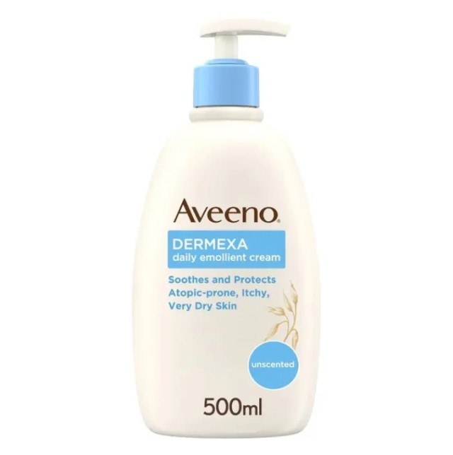 Aveeno Dermexa Daily Emollient Cream Ενυδατική Κρέμα Σώματος 500ml