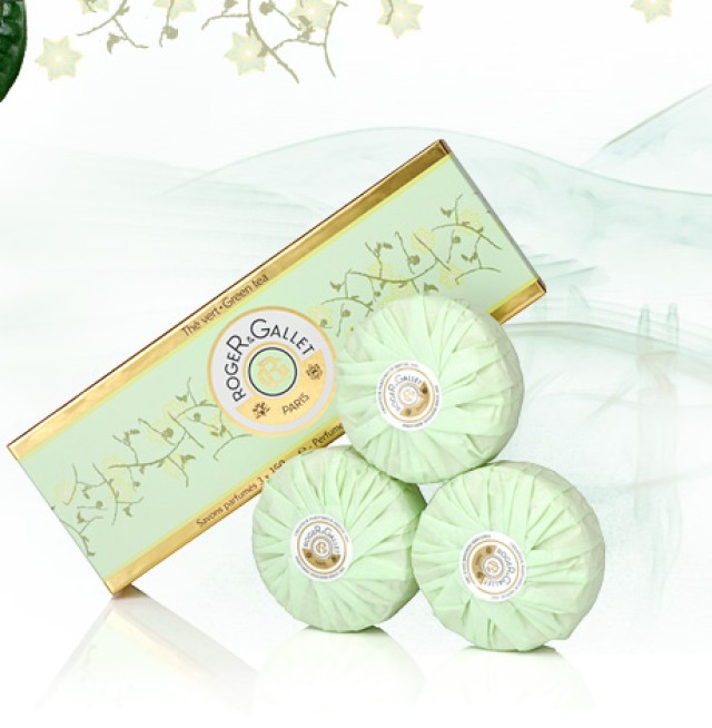 Roger&Gallet THE VERT 3 x soap 100gr