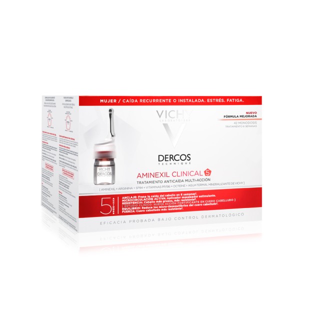 Vichy dercos aminexil clinical 5 women amp 42x6ml