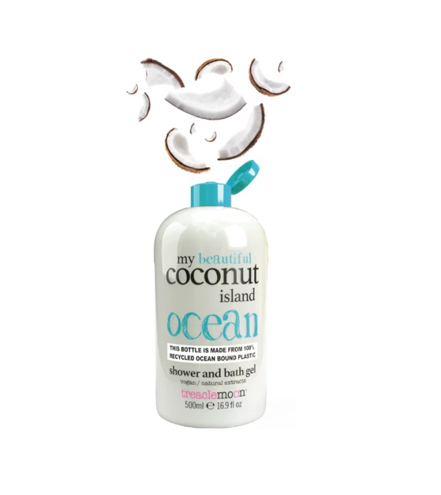 Treaclemoon My Coconut Island Bath & Shower Gel Αναζωογονητικό & Ενυδατικό Αφρόλουτρο με Άρωμα Καρύδας 500ml