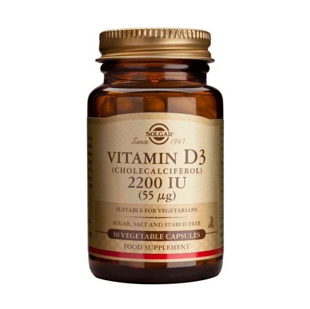 SOLGAR VITAMIN D-3 2200 50VCAPS