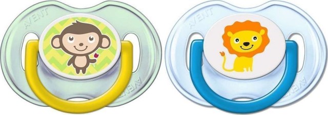 Avent Κλασικές Πιπίλες Σιλικόνης 0-6 Μηνών για Αγόρι 2τμχ SCF196/18
