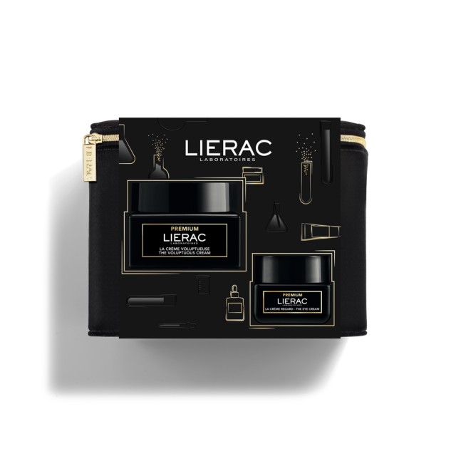 Lierac Set Premium La Creme Voluptueuse 50ml +Κρέμα Ματιών 20ml + Νεσεσέρ 1τμχ