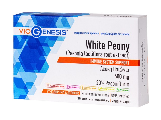 Viogenesis White Peony 600mg 30veg.caps
