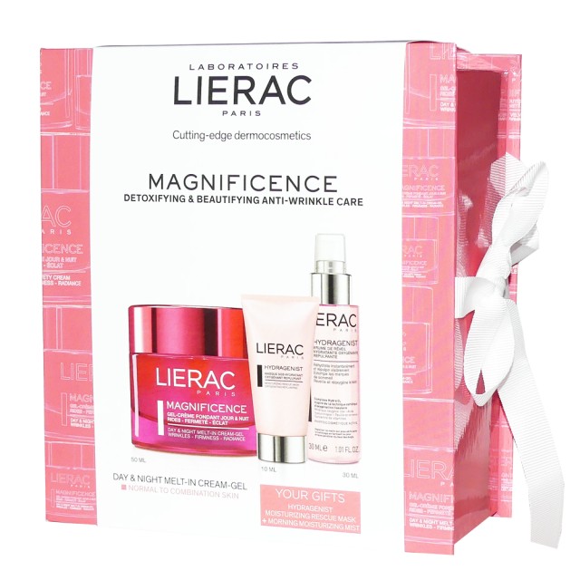 Lierac Set Magnificence Gel-Creme Fondant 50ml + Δώρο Hydragenist Masque SOS Hydratant 10ml + Hydragenist Brume de Reveil 30ml