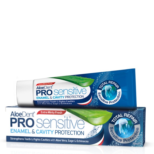 Optima Aloe Dent Pro Sensitive Enamel & Cavity Protection Toothpaste 75ml