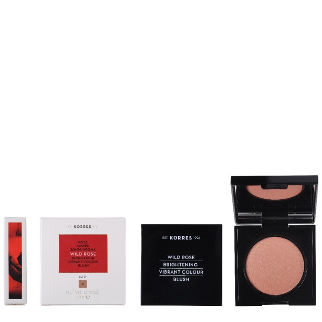 Korres Άγριο Τριαντάφυλλο Ρουζ Brightening Vibrant Colour Blush 31 Light Bronze 5.5g