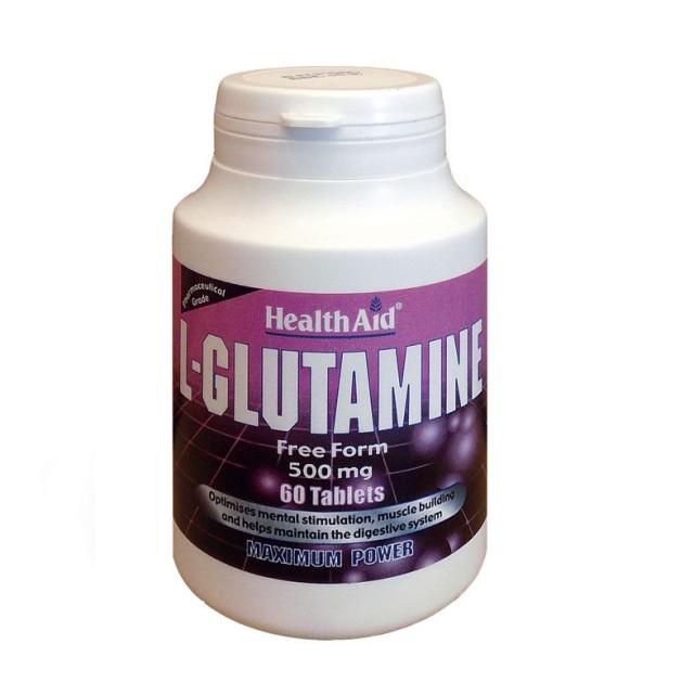 HEALTH AID L-GLUTAMINE 500mg 60's