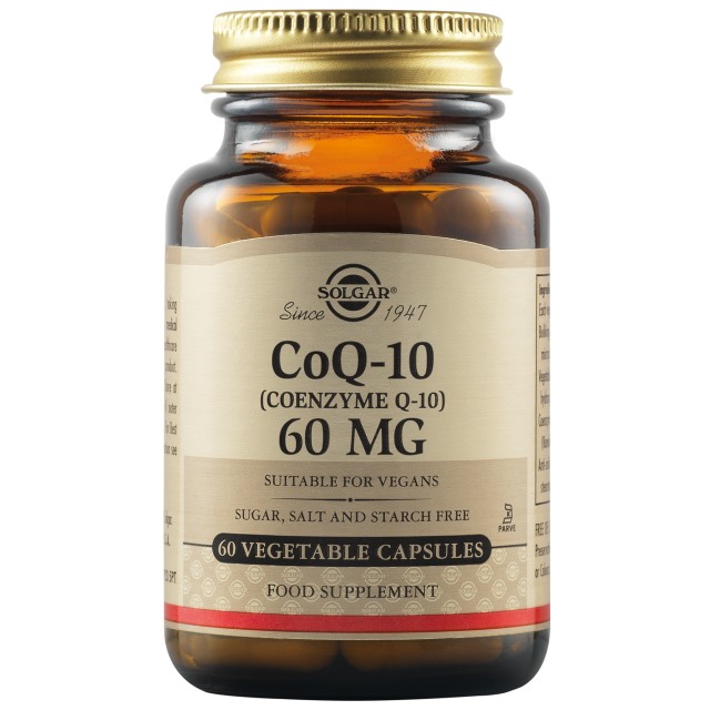 SOLGAR COENZYME Q-10 60MG 60VCAP