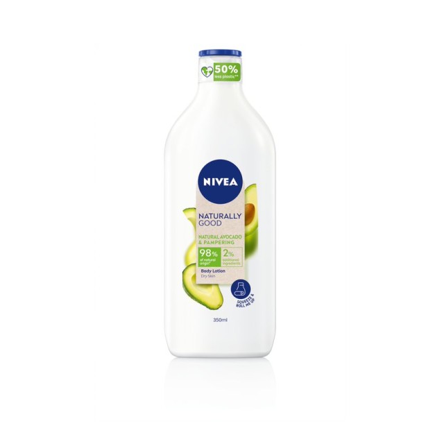 Nivea Naturally Good Avocado Body Lotion Ενυδάτωση Σώματος με Αβοκάντο Φυσικής Προέλευσης 350ml