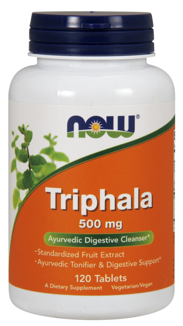 Now Foods Triphala 500mg 120tabs