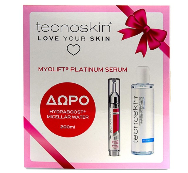 Tecnoskin Set Love Your Skin Myolift Platinum Serum 15ml + Δώρο Hydraboost Micellar Water 200ml