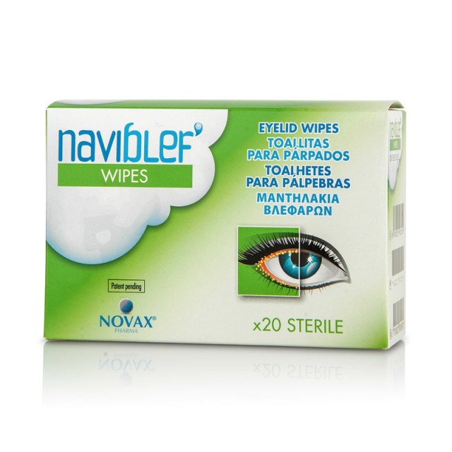 Novax Pharma NaviBlef Wipes 20τμχ