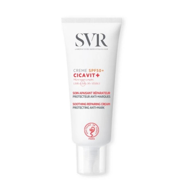 SVR Cicavit+ Creme SPF50+ Καταπραϋντική & Επανορθωτική Κρέμα με SPF50+ 40ml