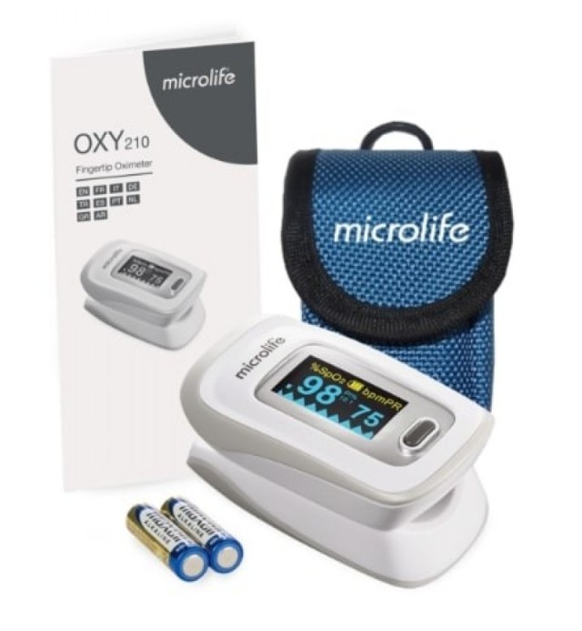 Microlife Oxy 210 Fingertip Oximeter Παλμικό Οξύμετρο 1τμχ