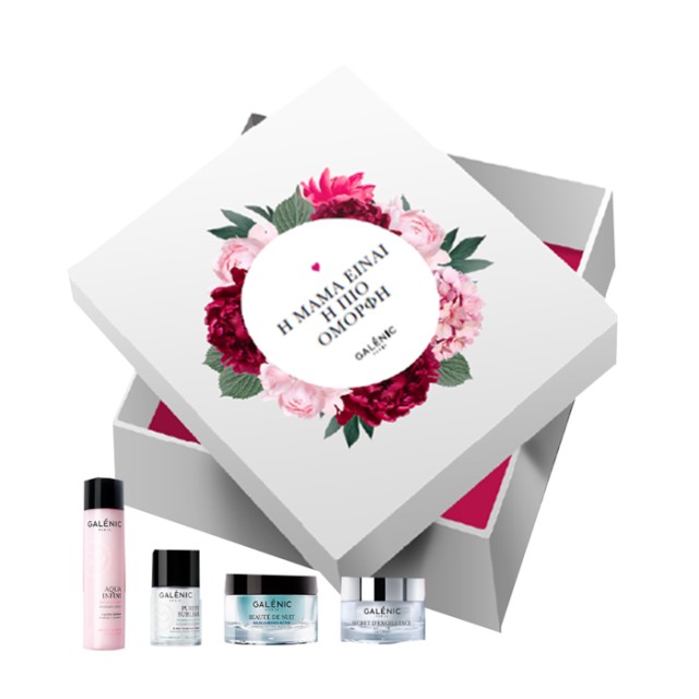 GALENIC Promo Infini Lotion de soin 40ml + Secret d'Excellence  La Creme 15ml + Beaute de nuit Gelee Chrono-active nuit 15ml + Pourete Sublime Poudre Gommante 3gr