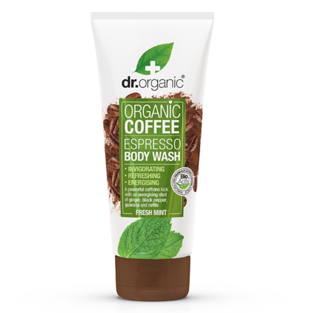 Dr.Organic Organic Coffee Espresso Mint Body Wash 200ml