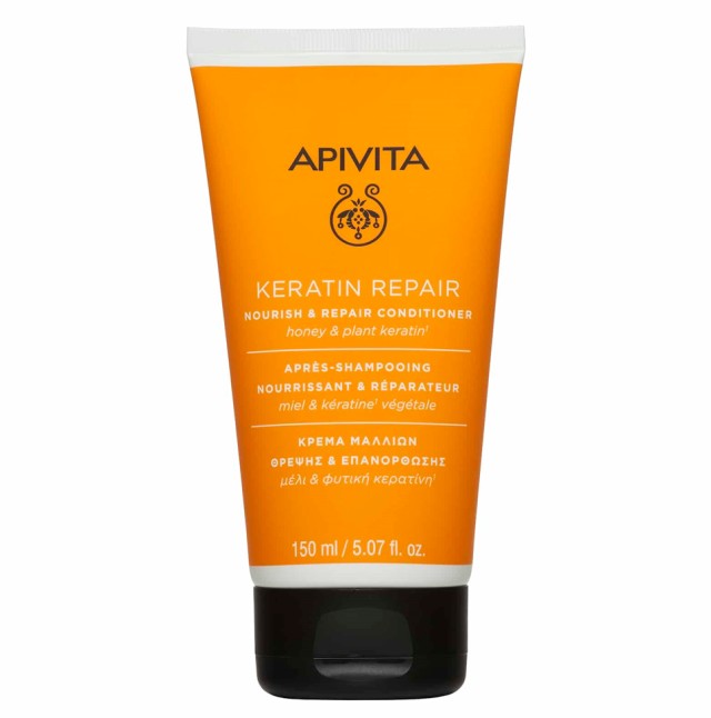 Apivita Keratin Repair Nourish & Repair Conditioner With Honey & Plant Keratin 150ml