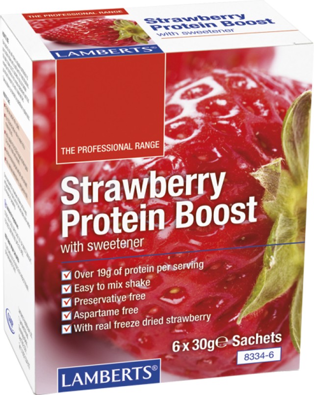 LAMBERTS STRAWBERRY BOOST 6 SACHETS x 30GR