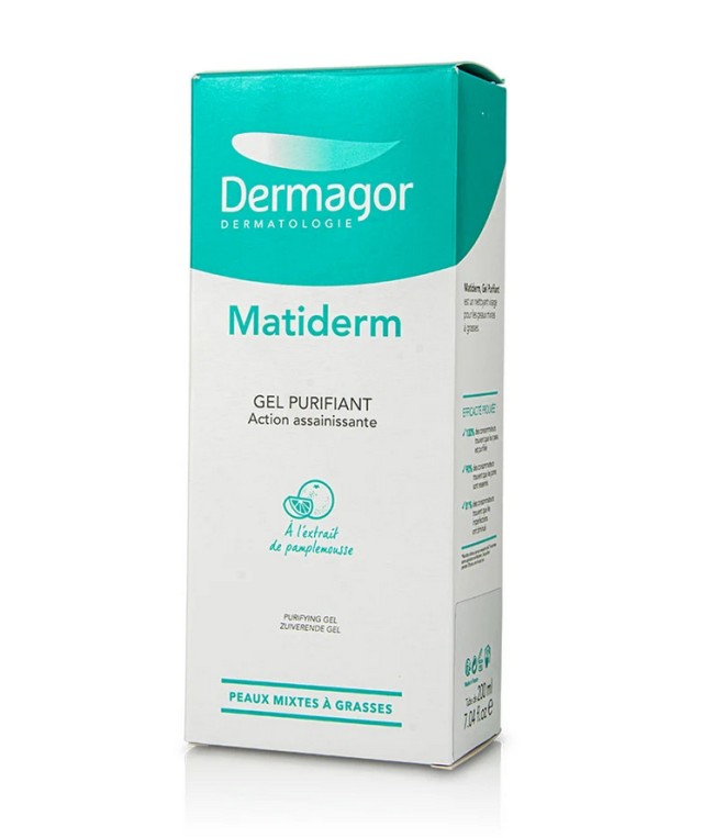 Dermagor Matiderm Purifying Gel Καθαριστικό Προσώπου 200ml