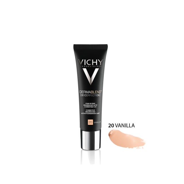 VICHY DERMABLEND 3D Correction SPF25 Vanilla 20 30ml