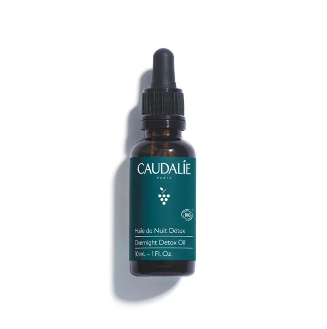 Caudalie Overnight Detox Oil Ξηρό Λάδι Προσώπου Νυκτός για Αναζωογόνηση της Επιδερμίδας 30ml