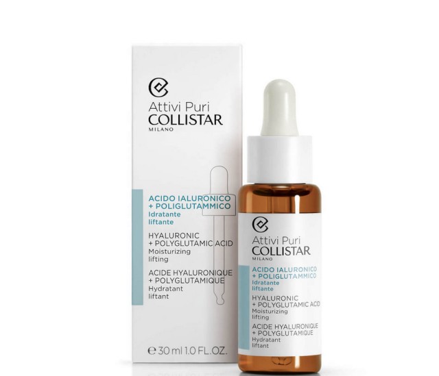 Collistar Attivi Puri Hyaluronic Acid & Polyglutammic moisturizing lifting Serum Προσώπου 30ml