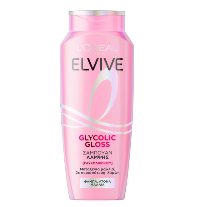 L’Oreal Paris Elvive Glycolic Gloss Σαμπουάν Λάμψης 400ml