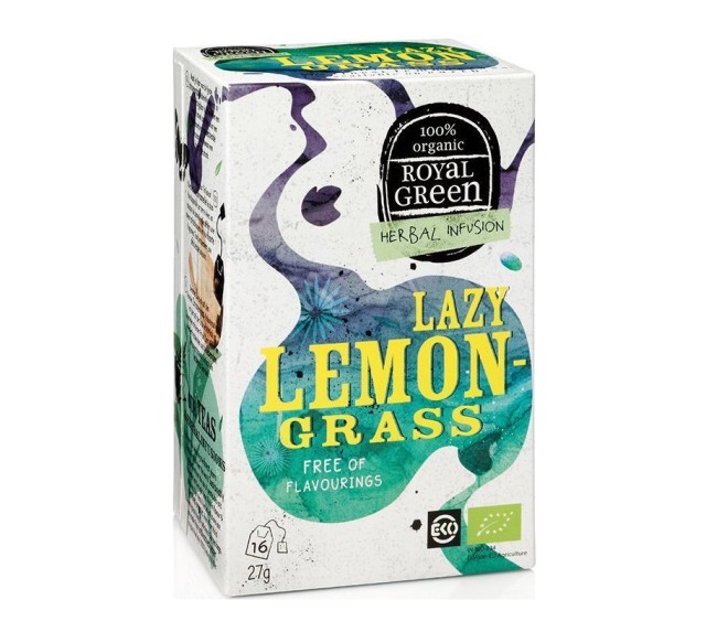 Am Health Royal Green Herbal Infusion Lazy Lemon-Grass 16 φακελάκια