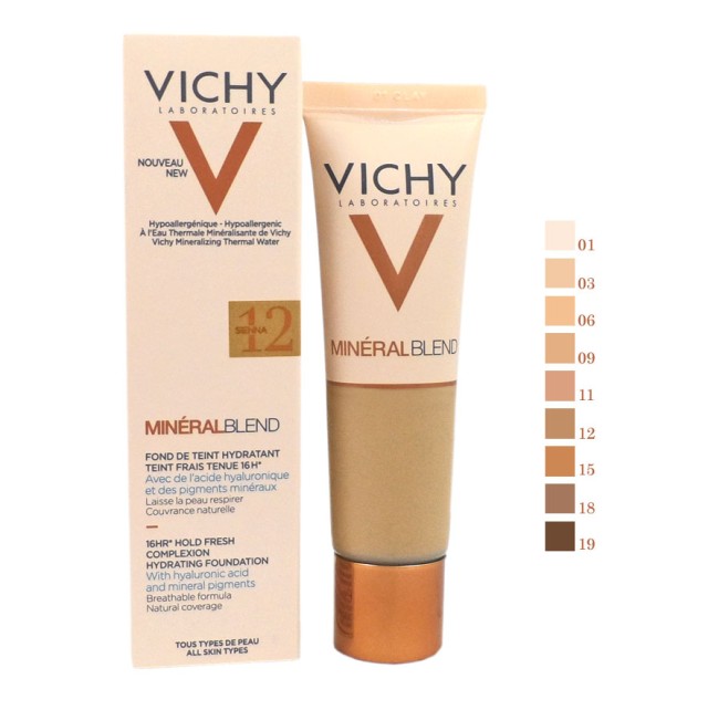 Vichy Mineral Blend Make-Up Fluid 12 Sienna 30ml