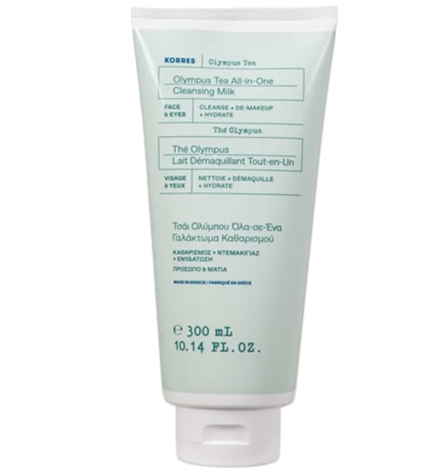 Korres Olympus Tea All-in-One Cleansing Milk Γαλάκτωμα Καθαρισμού με Τσάι Ολύμπου 300ml