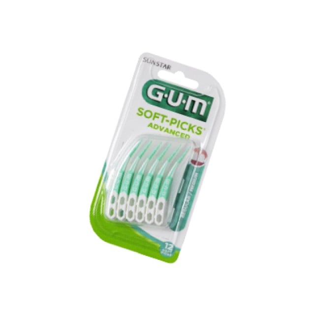 Gum Soft Picks Advanced Medium Μεσοδόντια Βουρτσάκια 12τμχ