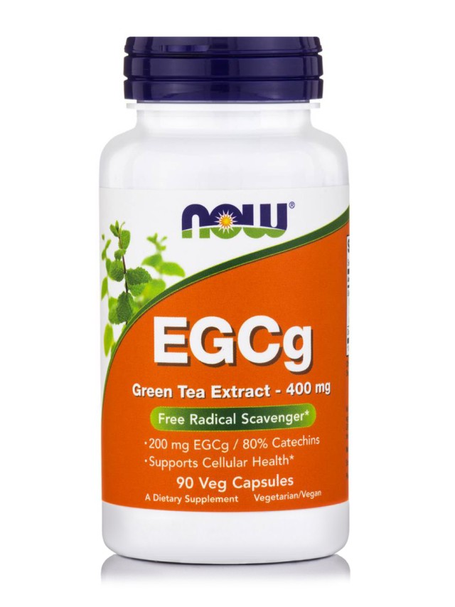 Now Foods EGCg Green Tea Extract 400mg (50% ECGg, 98% Polyphenols) 90Vcaps