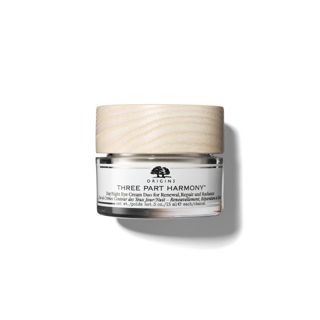 Origins Three Part Harmony™ Day & Night Eye Cream Duo for renewal, repair and radiance 15ml