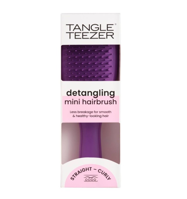 Tangle Teezer The Mini Ultimate Detangler Fresh Purple Βούρτσα Μαλλιών Travel Size 1τμχ