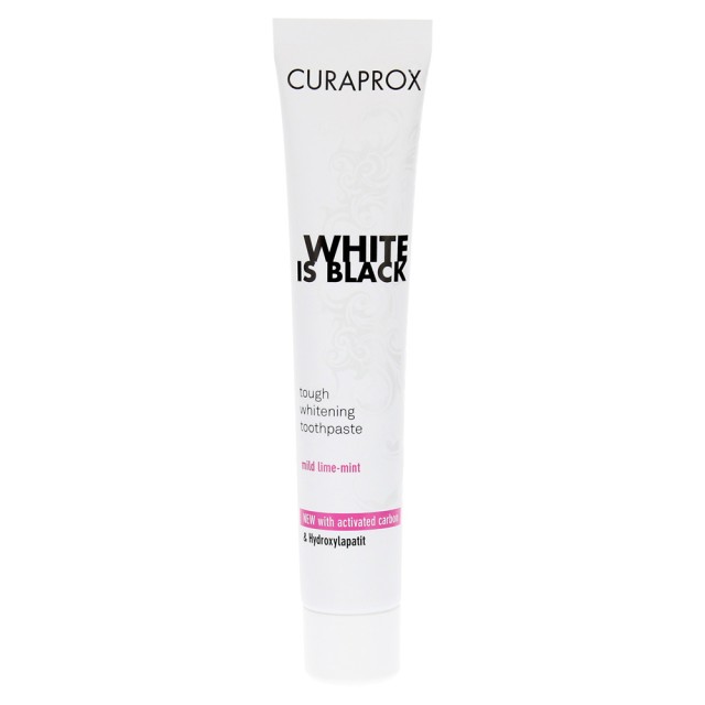 CURAPROX White is Black Λευκαντική Οδοντόκρεμα 90ml
