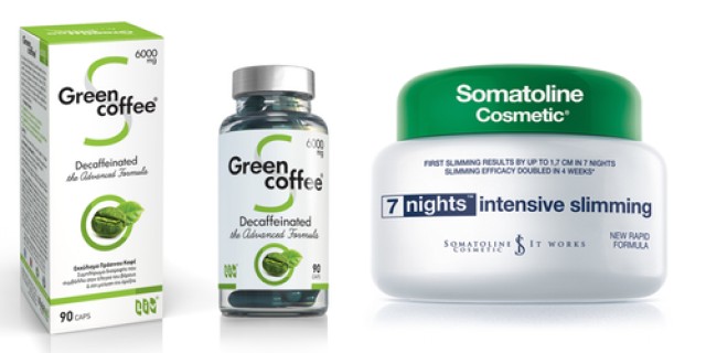 SOMATOLINE COSMETIC ΕΝΤΑΤΙΚΟ ΑΔΥΝΑΤΙΣΜΑ 7 ΝΥΧΤΕΣ 400ML ΚΑΙ Liv Green Coffee 6000mg Decaffeinated 90caps