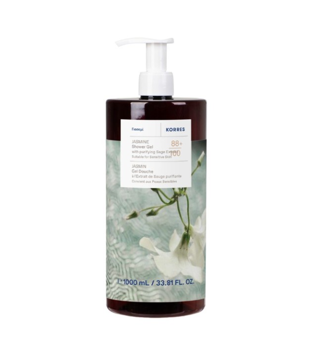 Korres Renewing Body Cleanser Jasmin Αφρόλουτρο Γιασεμί 1000ml
