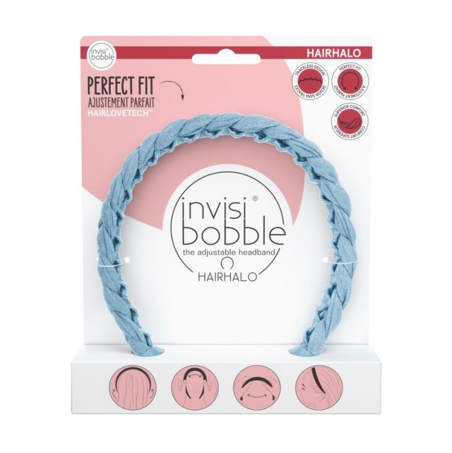 Invisibobble Hairhalo Headband Miss Denim Στέκα Μαλλιών 1τμx