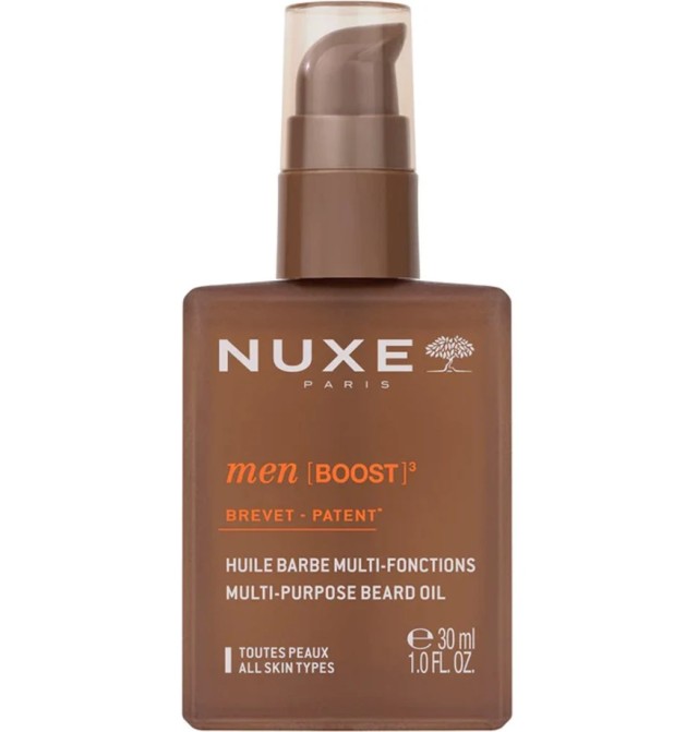 Nuxe Men Boost Multi-Purpose Beard Oil Ξηρό Έλαιο για Γένια & Μουστάκι 30ml