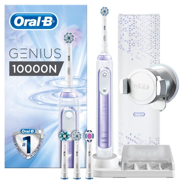 Oral-B Genius 10000N Orchid Purple Ηλεκτρική Οδοντόβουρτσα 1τμχ