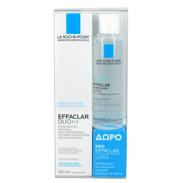 La Roche Posay Effaclar Duo(+) 40ml & ΔΩΡΟ Effaclar Micellar Ultra 50ml