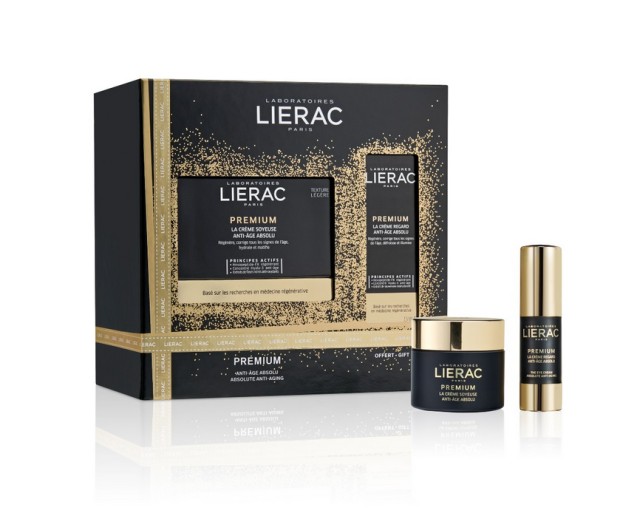 Lierac Set Premium La Creme Soyeuse Anti-Age Absolu Legere Texture 50ml + Δώρο Premium Yeux Anti-Aging Absolu 15ml