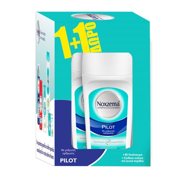 Noxzema Roll-On Pilot 50ml 1+1 ΔΩΡΟ