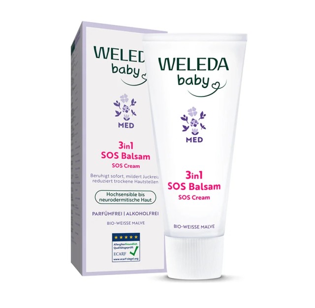 Weleda Baby MED 3 σε 1 SOS Βάλσαμο με Μολόχα 50ml