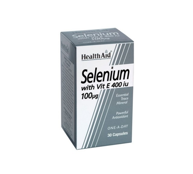 HEALTH AID SELENIUM 100UG + VITAMIN E 400IU CAPSULES 30'S