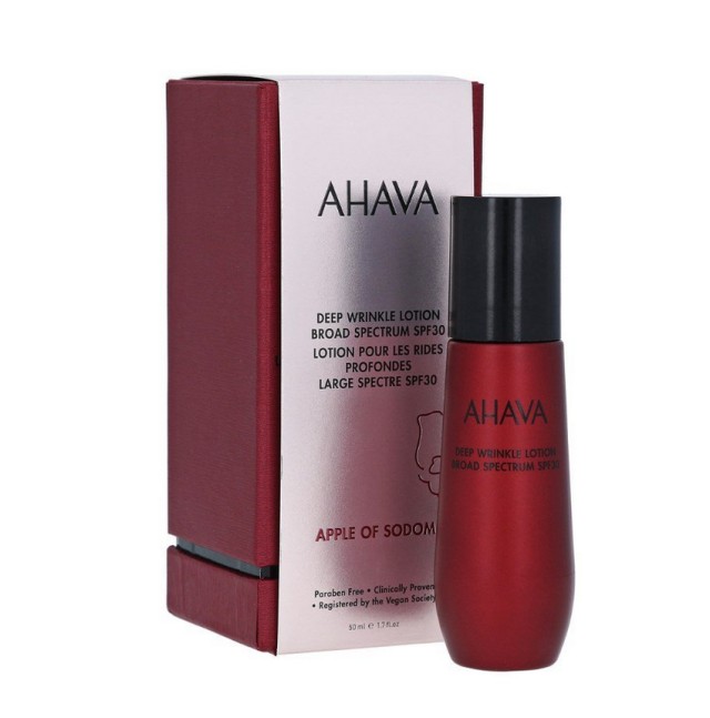 Ahava Deep Wrinkle Lotion Broad Spectrum Spf30 Apple Of Sodom 50ml