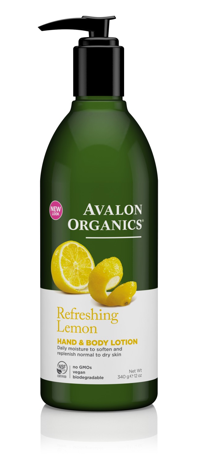 Avalon Organics Refreshing Hand & Body Lotion Lemon 355ml